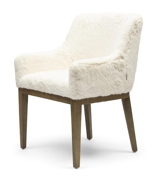 Rivièra Maison Whistler Eetkamerstoel | Snow | 84.5x61x62 cm