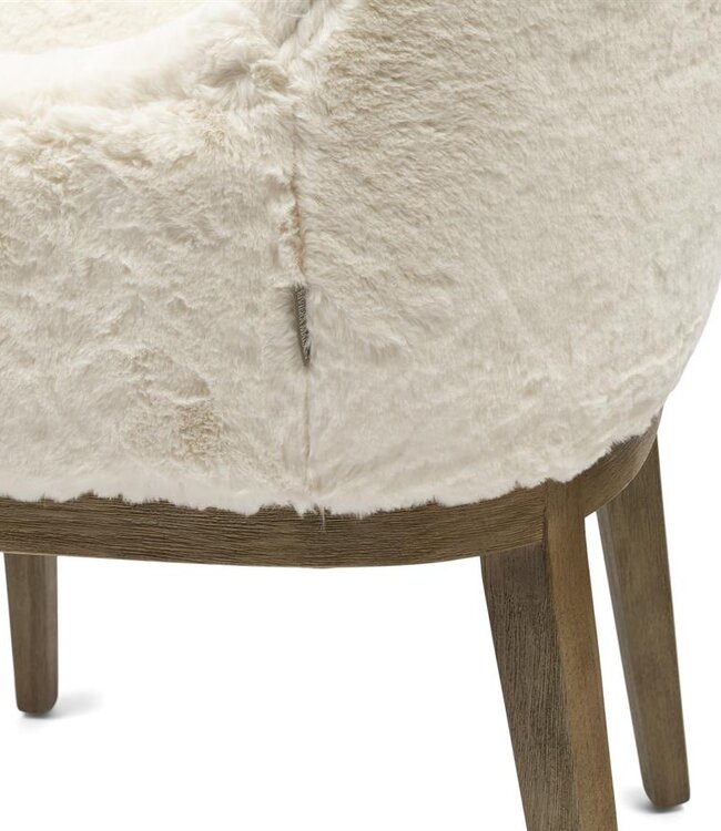 Rivièra Maison Whistler Eetkamerstoel | Snow | 84.5x61x62 cm
