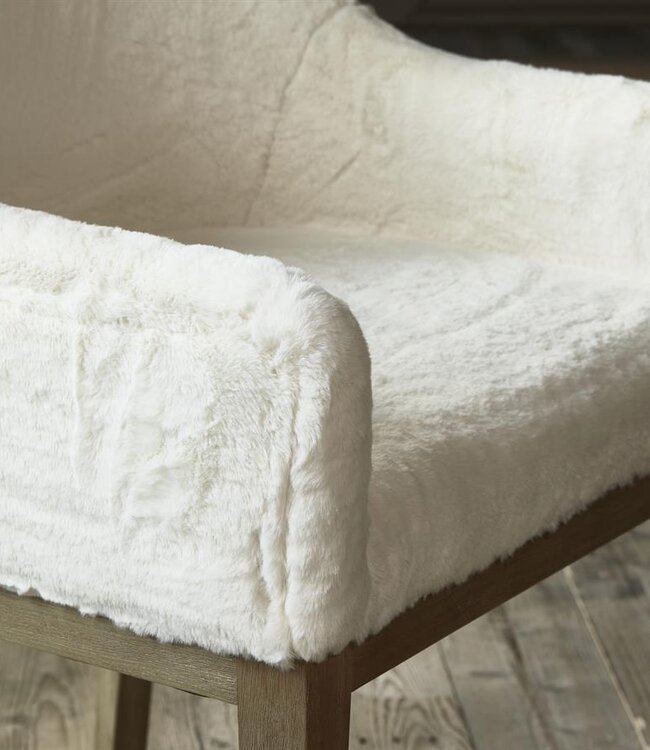 Rivièra Maison Whistler Eetkamerstoel | Snow | 84.5x61x62 cm