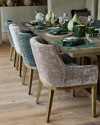 Rivièra Maison Whistler Eetkamerstoel | Italian Olive | 84.5x61x62 cm