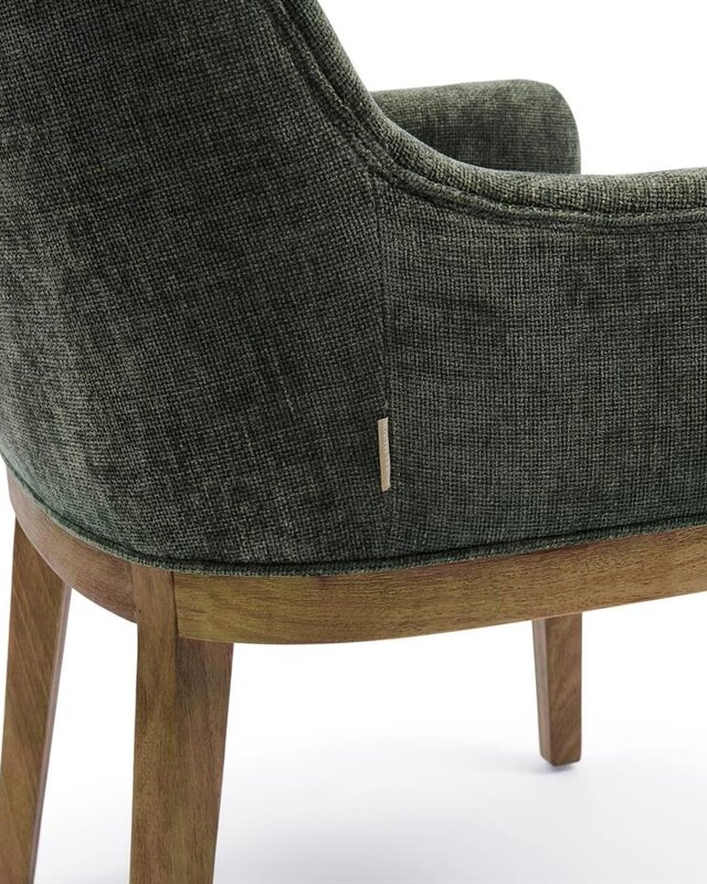 Rivièra Maison Whistler Eetkamerstoel | Italian Olive | 84.5x61x62 cm
