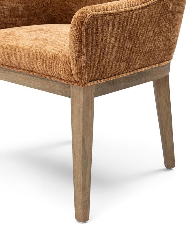 Rivièra Maison Whistler Eetkamerstoel | Maroon Brown | 84.5x61x62 cm