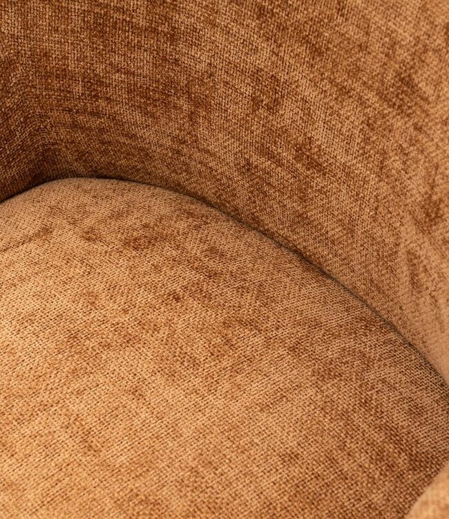 Rivièra Maison Whistler Eetkamerstoel | Maroon Brown | 84.5x61x62 cm