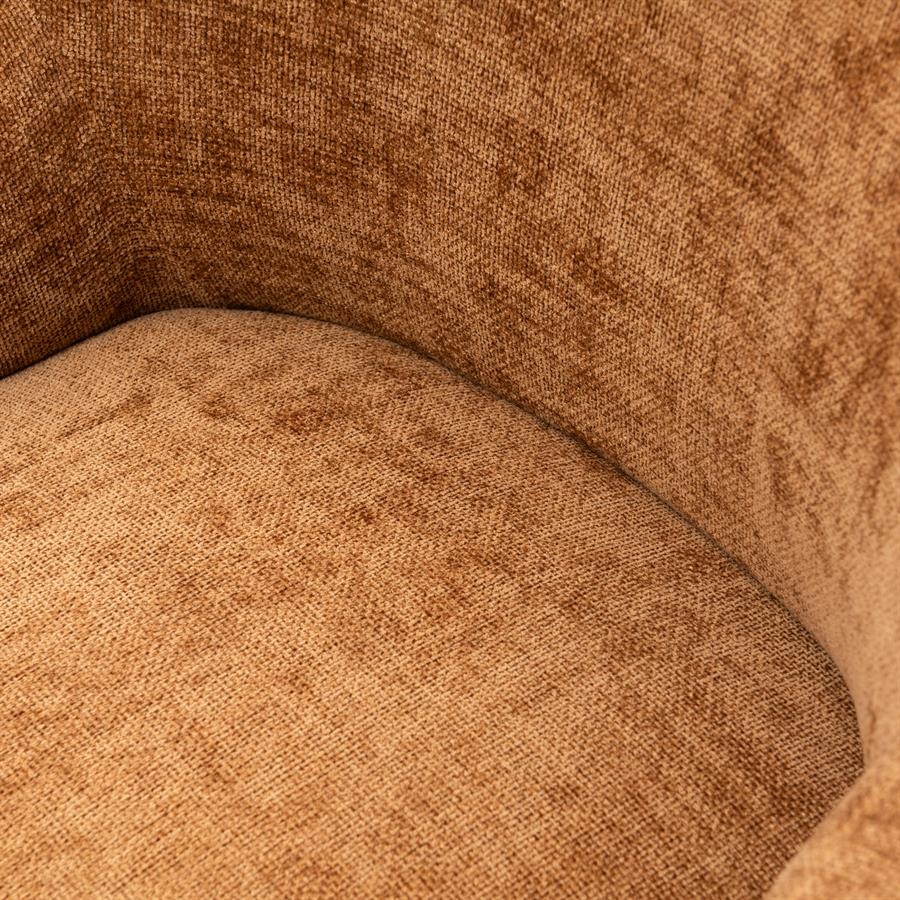 Rivièra Maison Whistler Eetkamerstoel | Maroon Brown | 84.5x61x62 cm