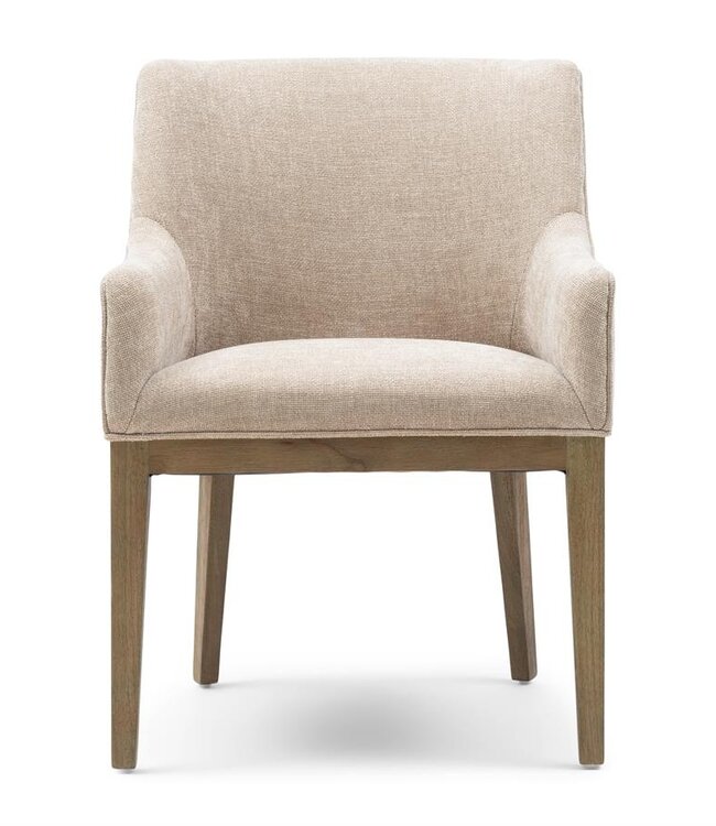Rivièra Maison Whistler Eetkamerstoel | Natural Linen | 84.5x61x62 cm