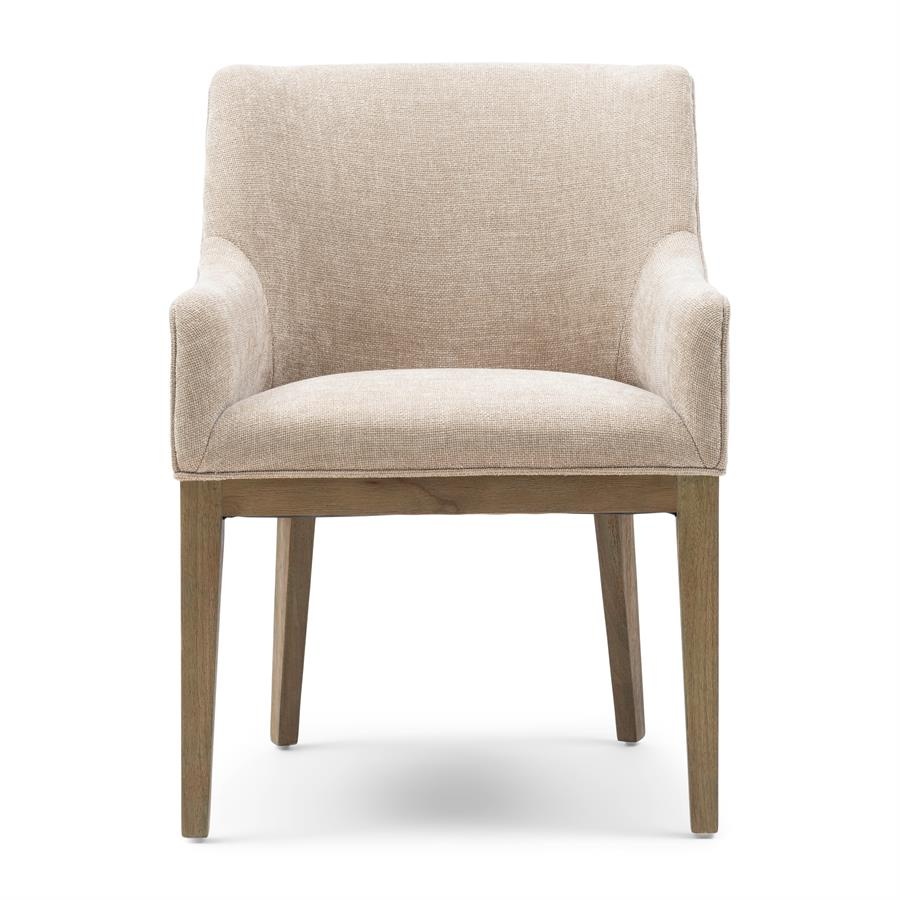 Rivièra Maison Whistler Eetkamerstoel | Natural Linen | 84.5x61x62 cm
