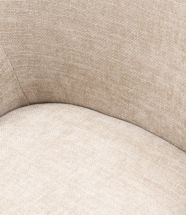 Rivièra Maison Whistler Eetkamerstoel | Natural Linen | 84.5x61x62 cm
