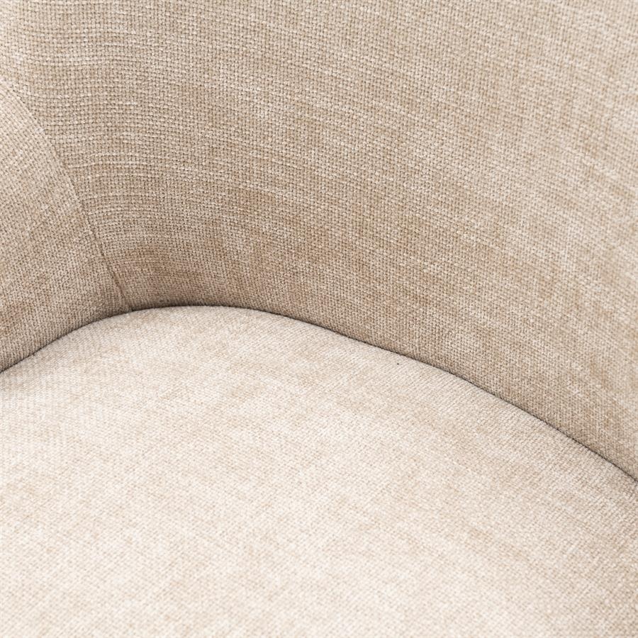 Rivièra Maison Whistler Eetkamerstoel | Natural Linen | 84.5x61x62 cm