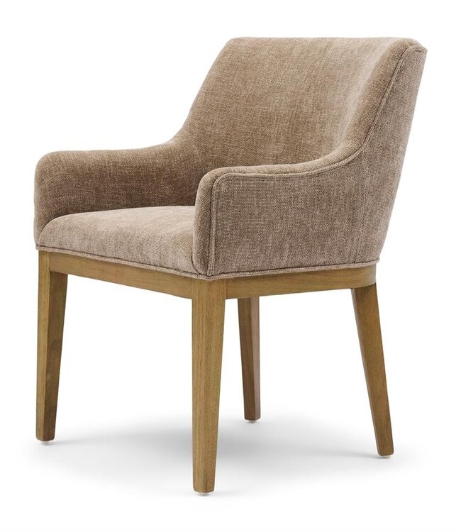 Rivièra Maison Whistler Eetkamerstoel | Warm Mushroom | 84.5x61x62 cm
