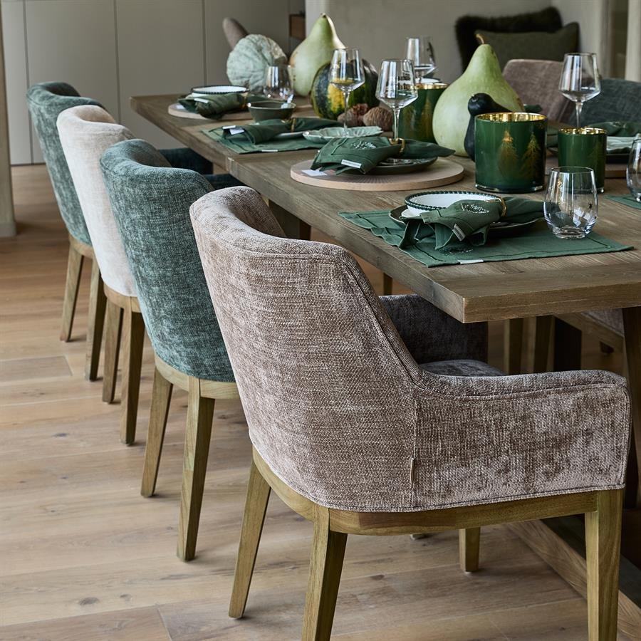 Rivièra Maison Whistler Eetkamerstoel | Italian Olive | 84x51x62.5 cm