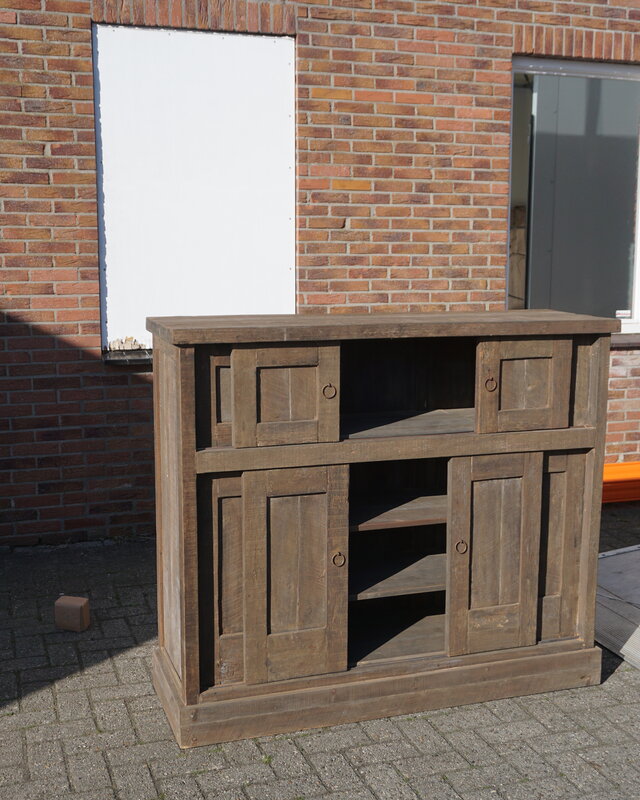 Rene Houtman Kast Maxus | Driftwood | H120 x B140 x D45 Cm