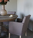 Rene Houtman Eetkamerstoel Stof Bas + Losse Hoes | Set Van 4