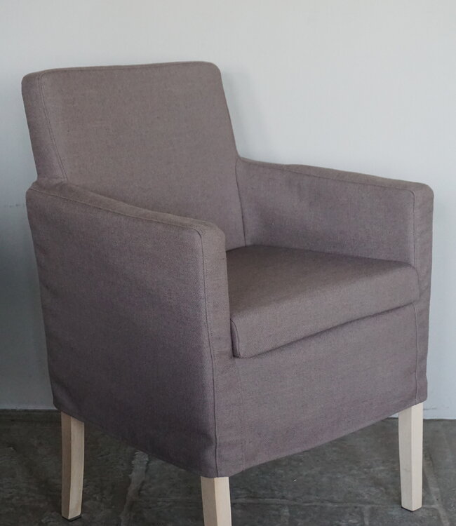 Rene Houtman Eetkamerstoel Stof Bas + Losse Hoes | Set Van 4