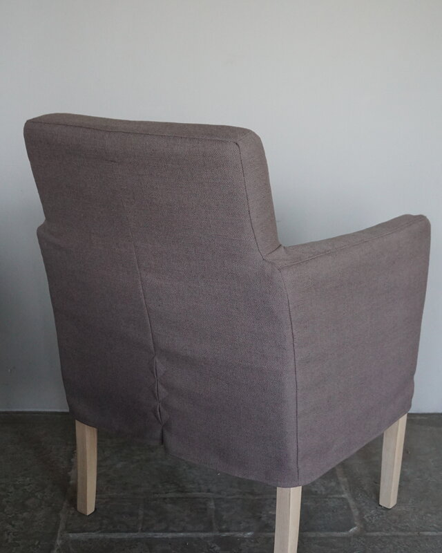 Rene Houtman Eetkamerstoel Stof Bas + Losse Hoes | Set Van 4