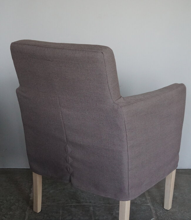 Rene Houtman Eetkamerstoel Stof Bas + Losse Hoes | Set Van 4