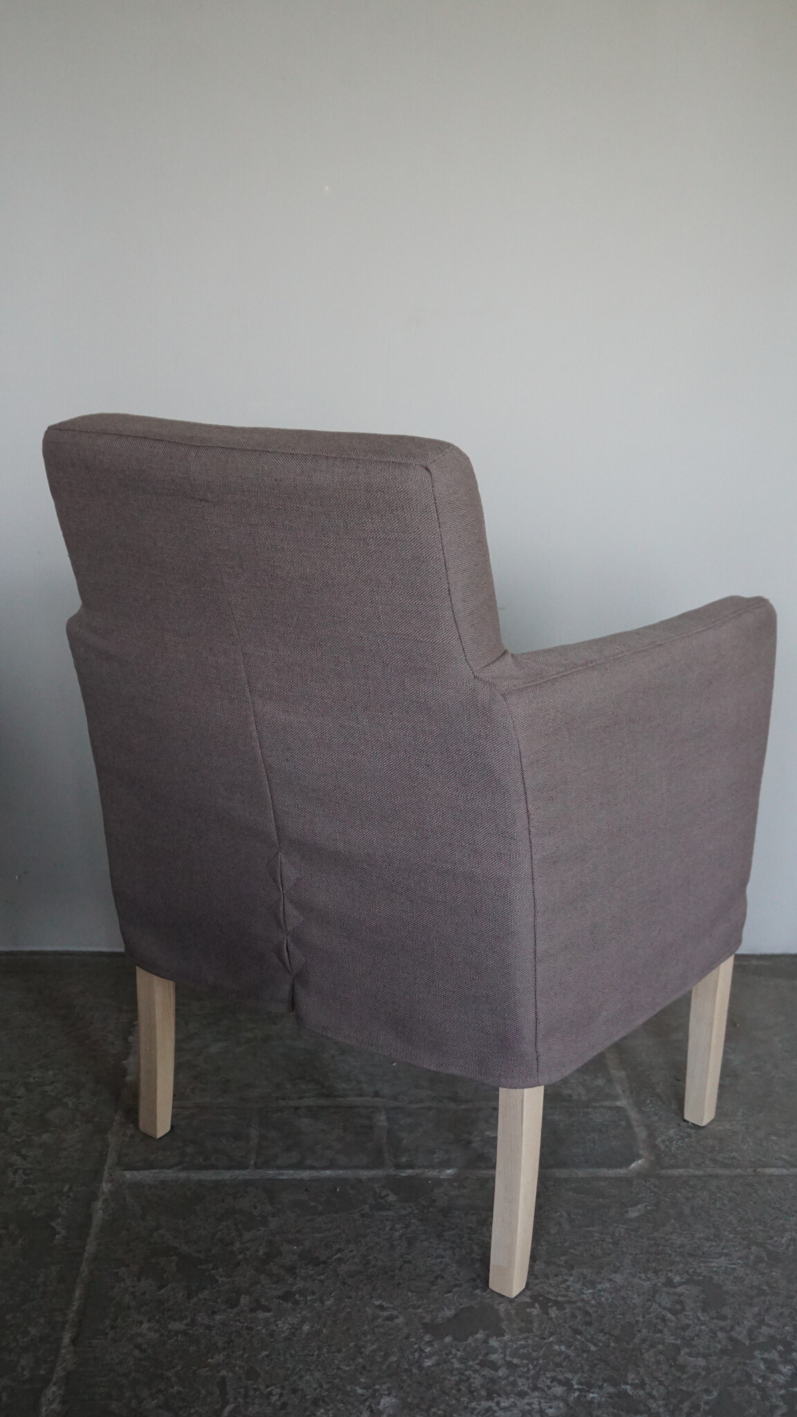 Rene Houtman Eetkamerstoel Stof Bas + Losse Hoes | Set Van 4