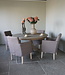 Rene Houtman Eetkamerstoel Stof Bas + Losse Hoes | Set Van 4