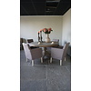 Eetkamerstoel Stof Bas + Losse Hoes | Set Van 4