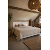 Boxspring Bed Woods Licht Oud Eikenhouten Lijst