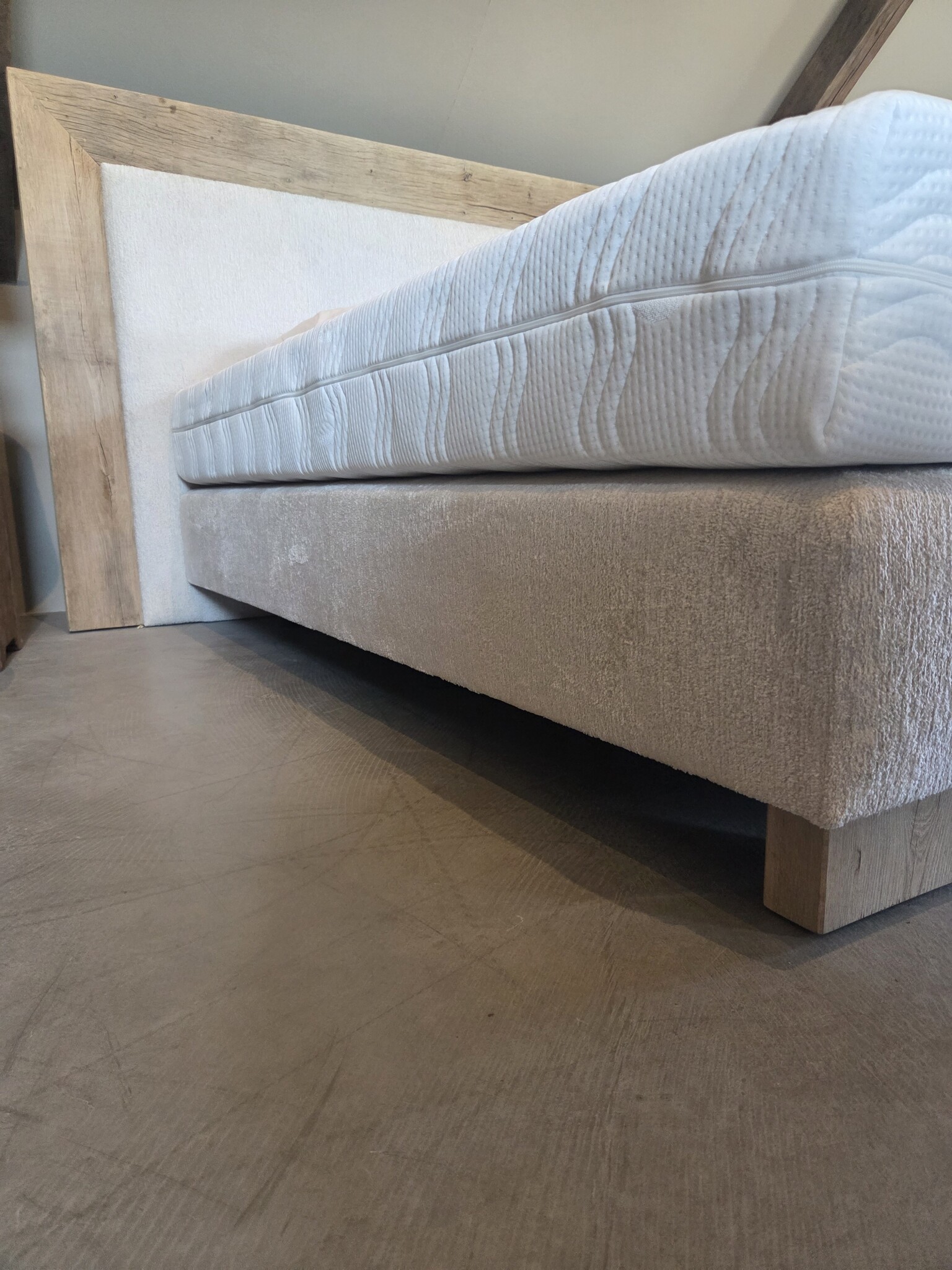 Rene Houtman Boxspring Bed Woods Licht Oud Eikenhouten Lijst