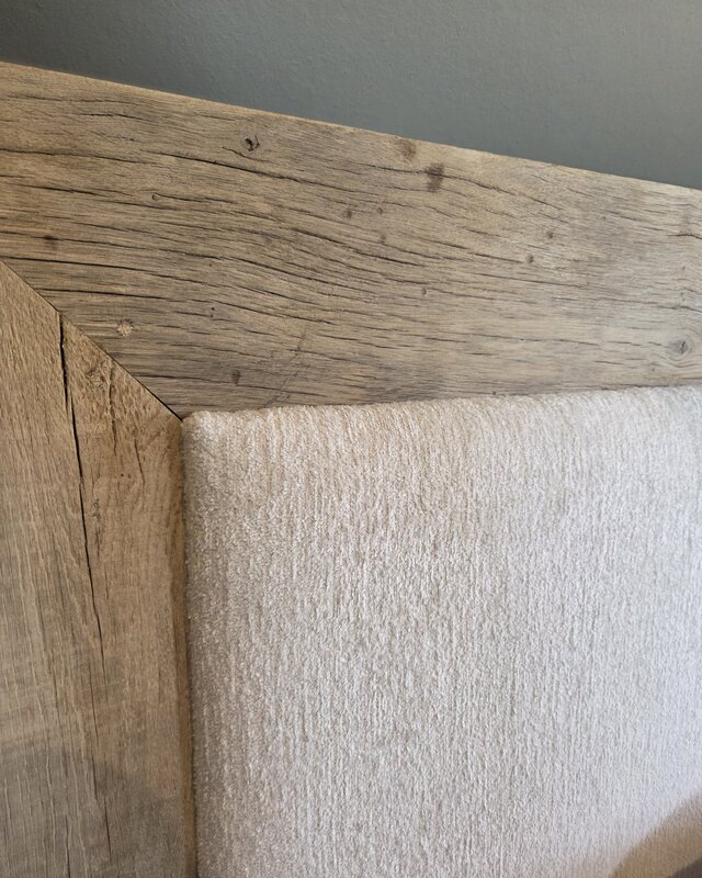 Rene Houtman Boxspring Bed Woods Licht Oud Eikenhouten Lijst