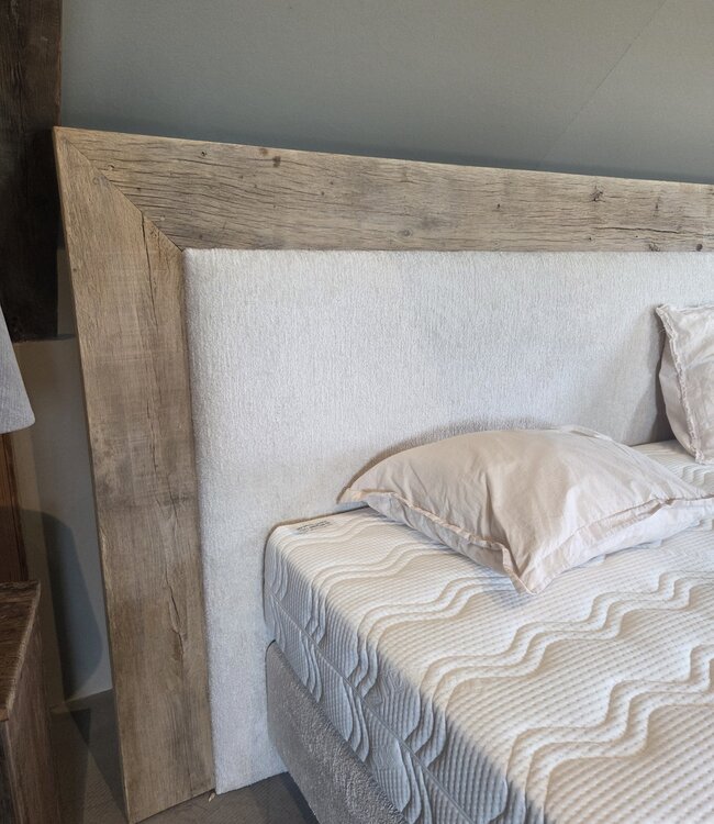 Rene Houtman Boxspring Bed Woods Licht Oud Eikenhouten Lijst