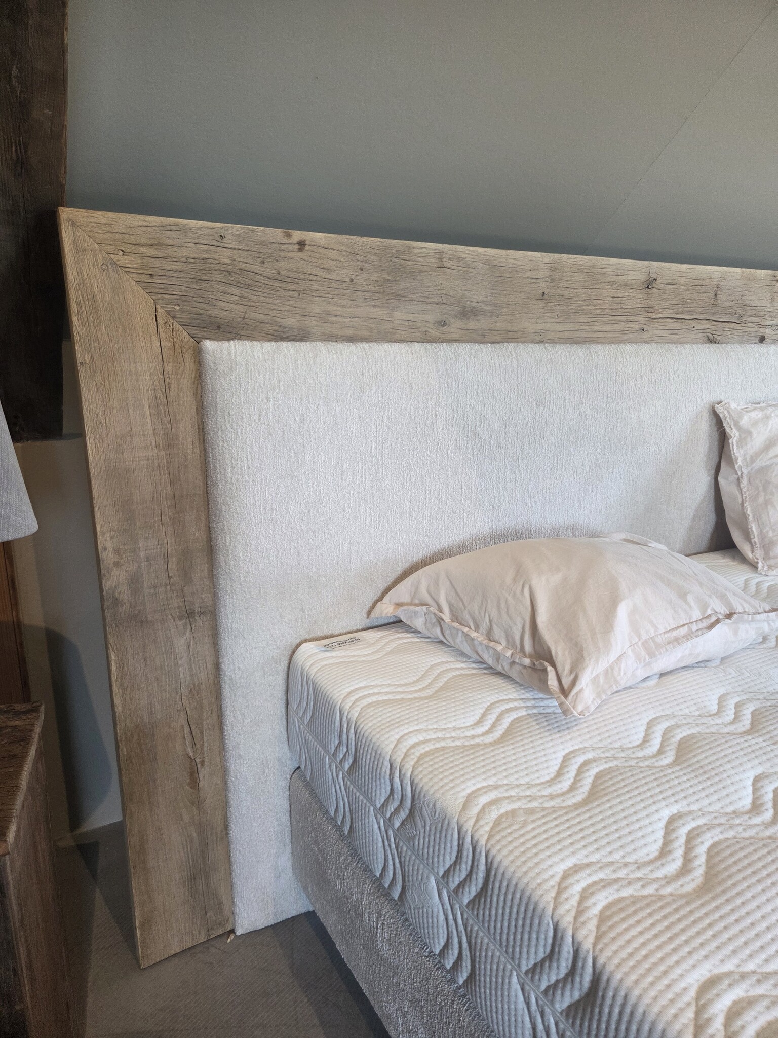 Rene Houtman Boxspring Bed Woods Licht Oud Eikenhouten Lijst