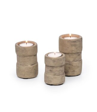 Gommaire Theelichthouder Jac | Set Van 3 | Terracotta