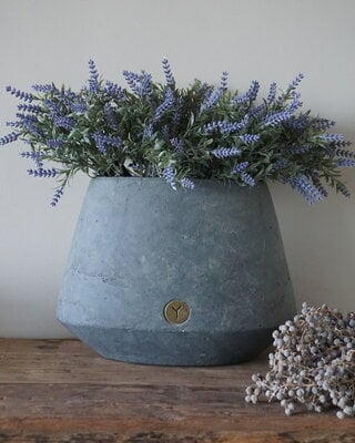 Brynxz Plantenbak Ovaal | Majestic Vintage | H24 x B33 x D20 cm