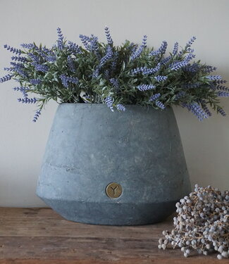 Brynxz Plantenbak Ovaal | Majestic Vintage | H24 x B33 x D20 cm