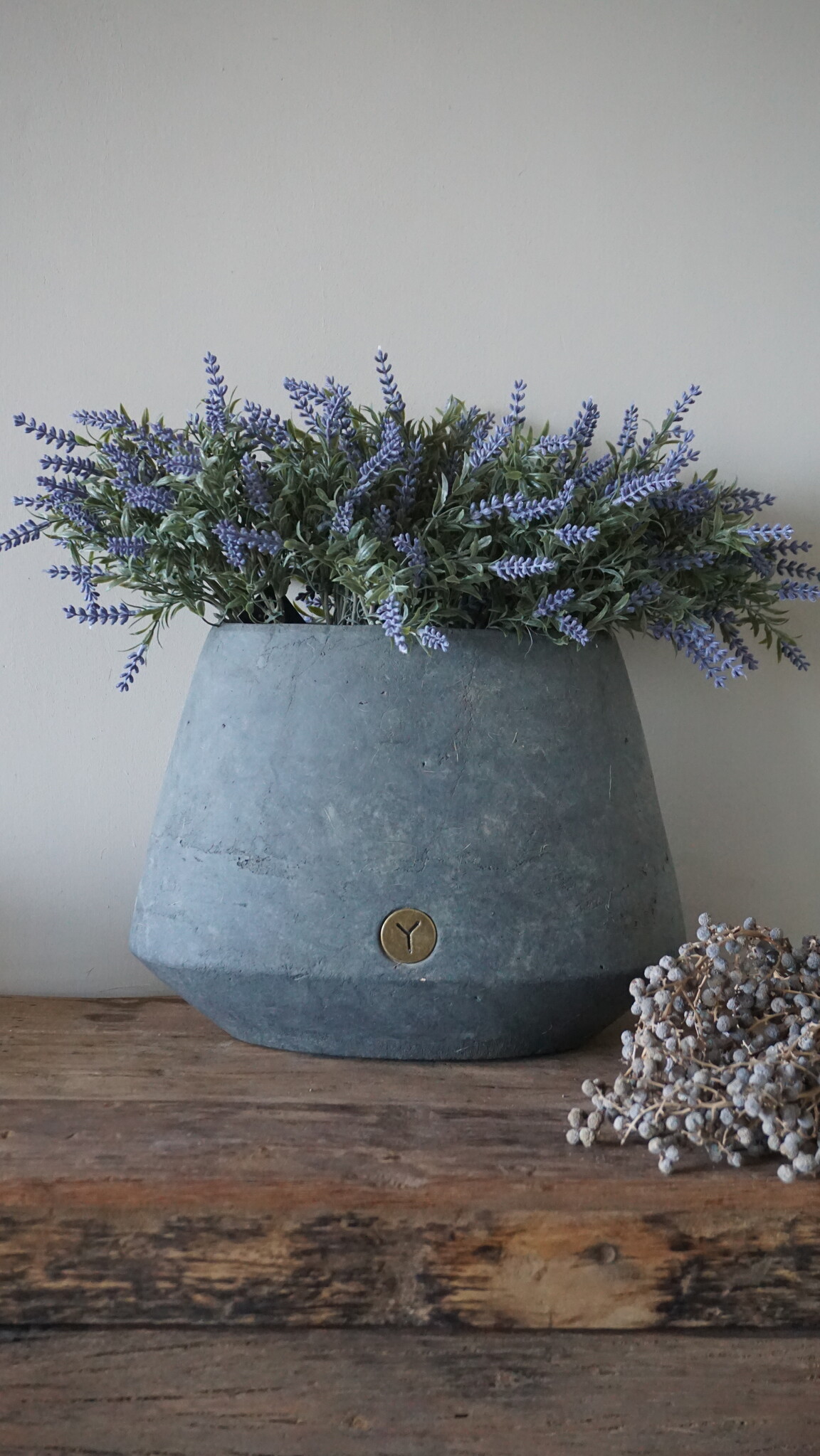 Brynxz Plantenbak Ovaal | Majestic Vintage | H24 x B33 x D20 cm