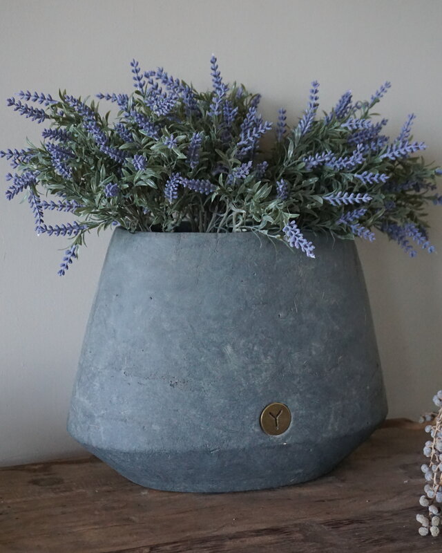 Brynxz Plantenbak Ovaal | Majestic Vintage | H24 x B33 x D20 cm