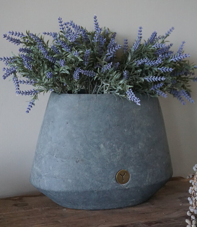 Brynxz Plantenbak Ovaal | Majestic Vintage | H24 x B33 x D20 cm