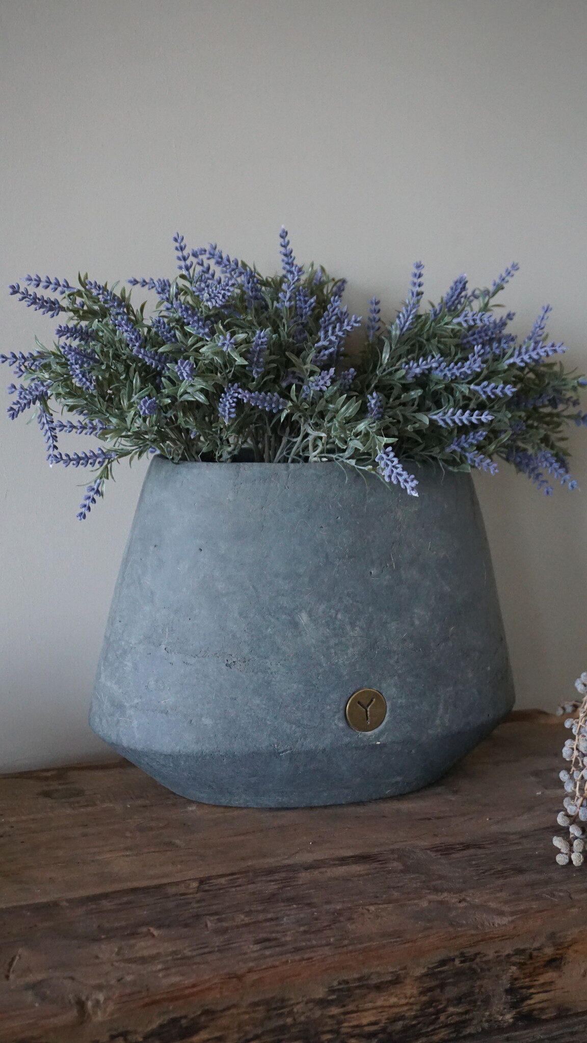 Brynxz Plantenbak Ovaal | Majestic Vintage | H24 x B33 x D20 cm