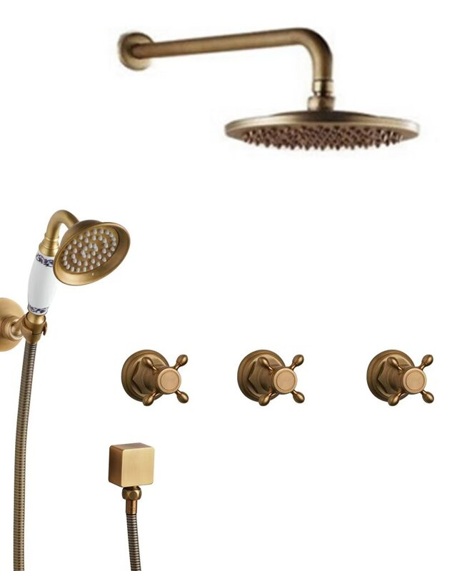 Rene Houtman Antieke Bronzen Inbouw Douche