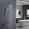 Rose Gouden Opbouwdouche - Met Handdouche