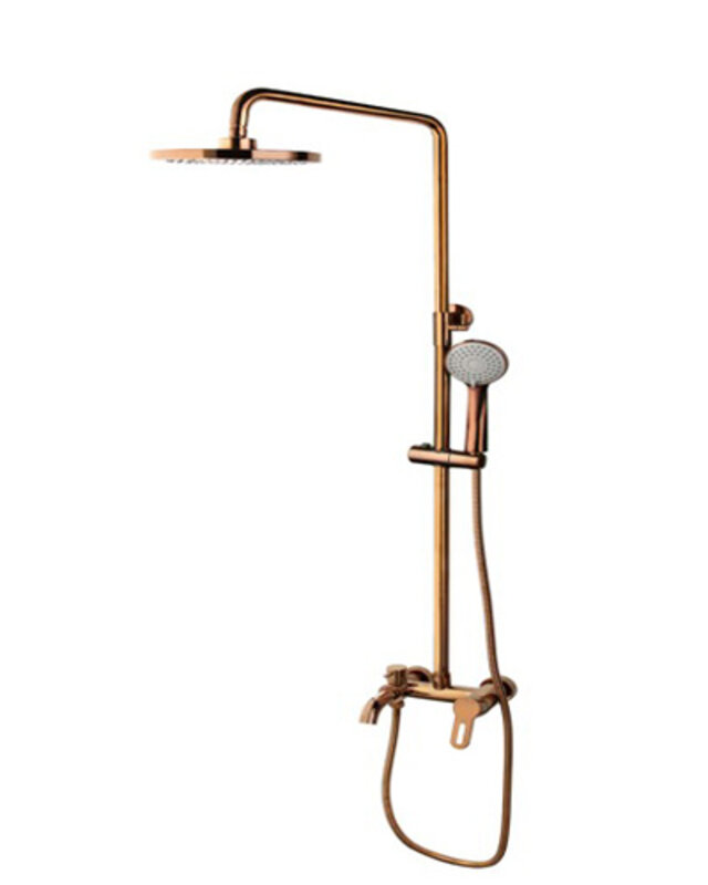 Rene Houtman Rose Gouden Opbouwdouche - Met Handdouche
