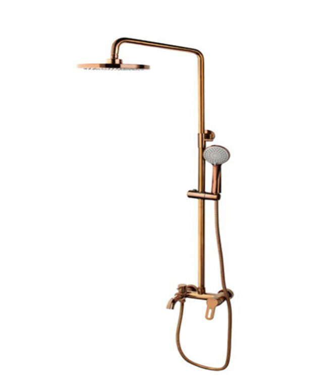 Rene Houtman Rose Gouden Opbouwdouche - Met Handdouche