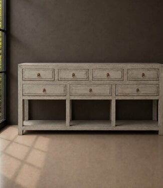 Luksa Home Collection Wandtafel Tess | Glossy Green | H85xB160xD45 cm
