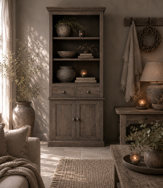 Luksa Home Collection Buffetkast Abel | Antique Grey | H225xB90xD50 cm