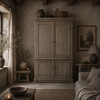 Kabinetkast Owen | Antique Grey | H230xB140xD55 cm