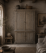 Luksa Home Collection Kabinetkast Owen | Antique Grey | H230xB140xD55 cm