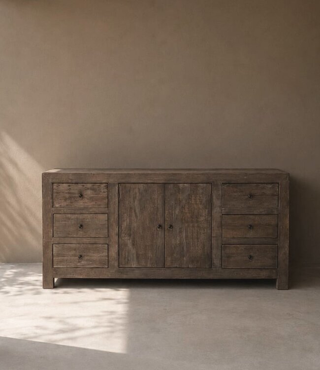 Luksa Home Collection Dressoir Hunter | Antique Grey | H90xB180xD50 cm
