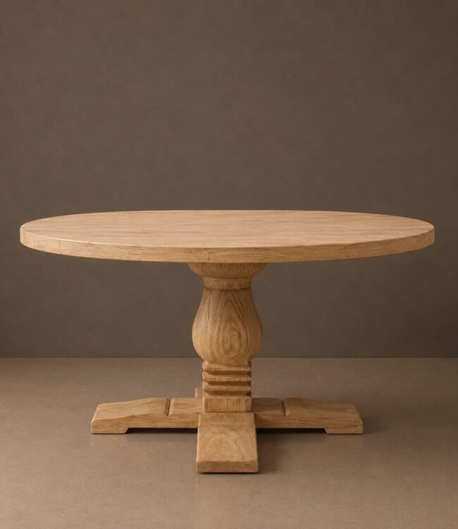 Luksa Home Collection Ronde Eettafel Shao | Naturel | H78 x D140 cm