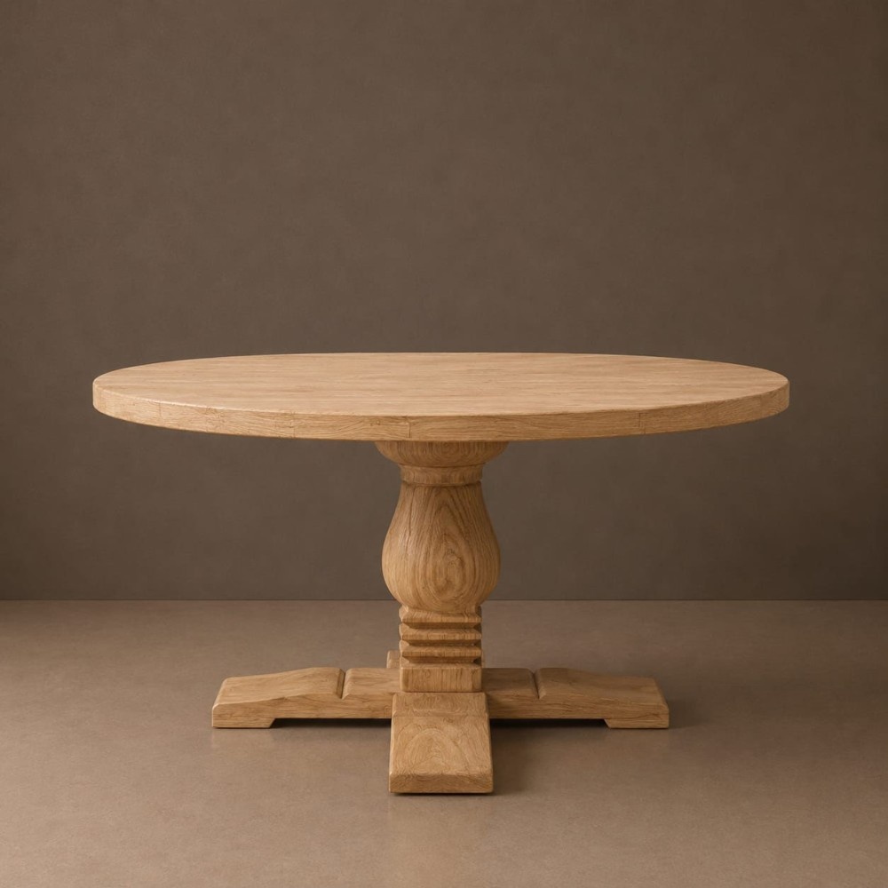 Luksa Home Collection Ronde Eettafel Shao | Naturel | H78 x D140 cm