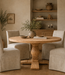 Luksa Home Collection Ronde Eettafel Shao | Naturel | H78 x D140 cm