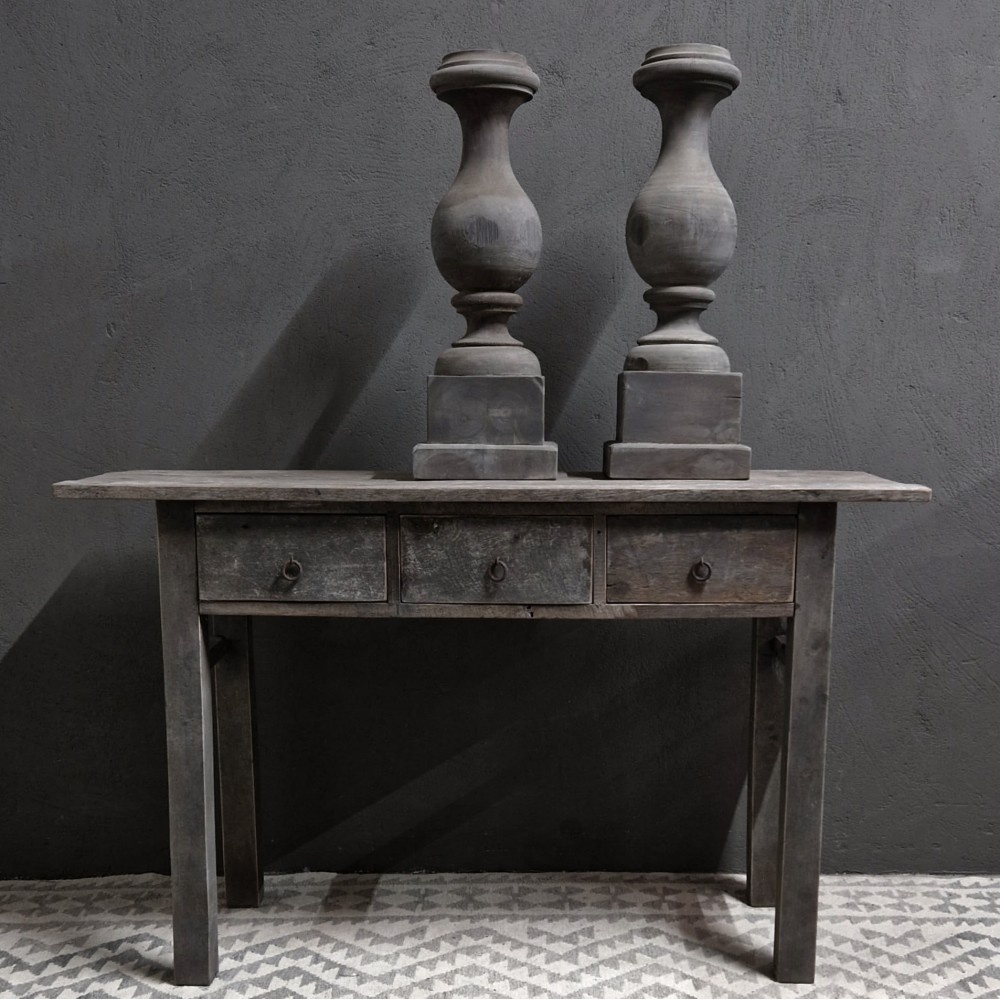Luksa Home Collection Baluster Lux | Antique Grey | H71xB24 cm