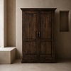 Kast Gustav | Antique Grey | H220xB140xD50 cm
