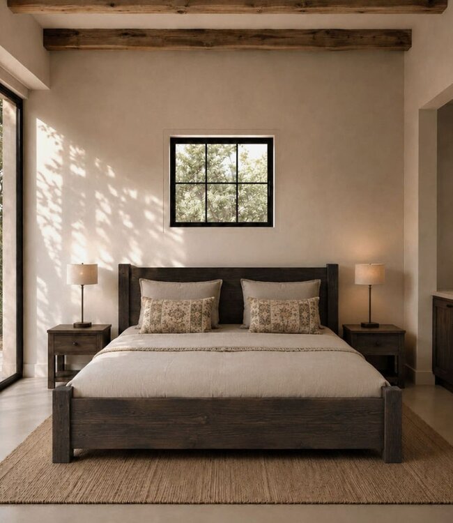 Luksa Home Collection Bed Lenn | Antique Grey | 4 Maten Verkrijgbaar!