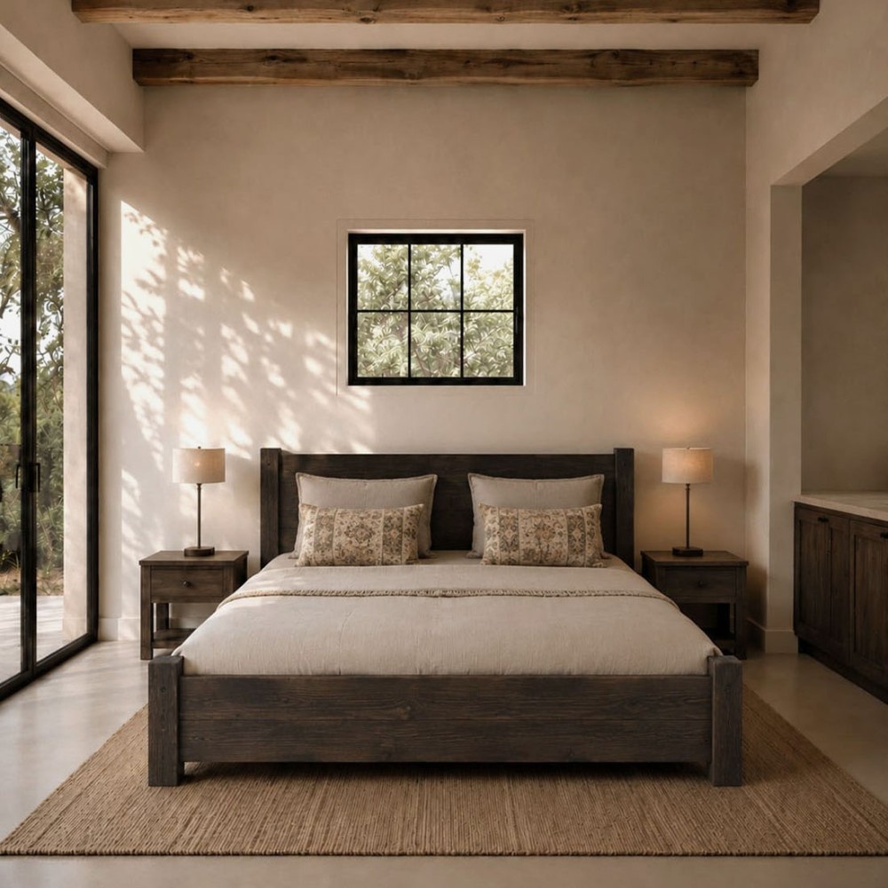 Luksa Home Collection Bed Lenn | Antique Grey | 4 Maten Verkrijgbaar!